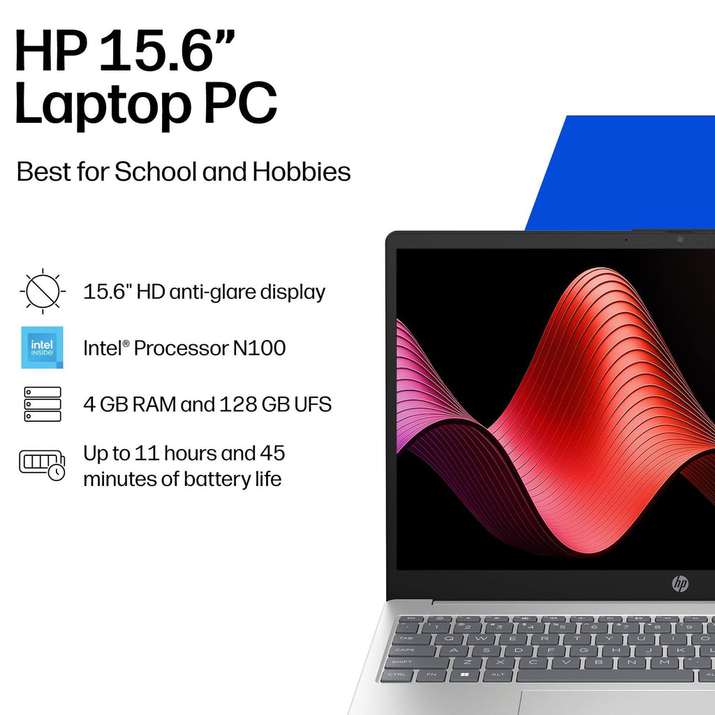 HP 2027 Everyday Laptop, Intel Processor, 1-Year Office 365 included