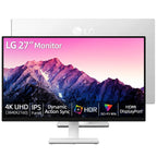 LG 27 Inch IPS Monitor, Full HD (1920 x 1080) Display, 120Hz, 1ms MBR, 99% sRGB, HDR10, WebOS, Tilt Adjustable, HDMI x 1, Borderless Display for Gaming and Office