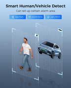 【360°View】 Hiseeu 4K PoE PTZ Security Camera System，6 Pcs Security Cameras