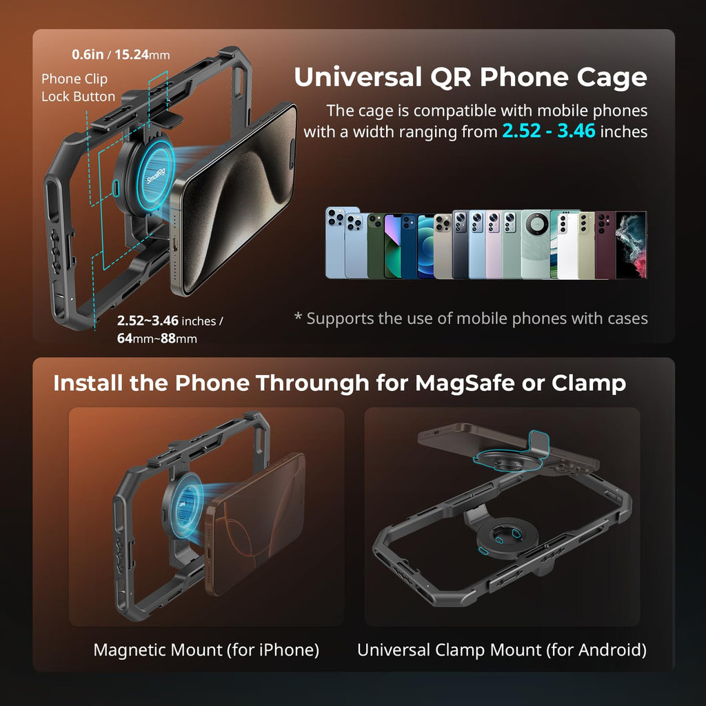 SmallRig All-in-One Universal Phone Video Rig Kit - 4704