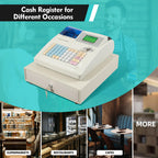 Electronic Cash Register, 48 Keys 8 Digital LED Cash Register