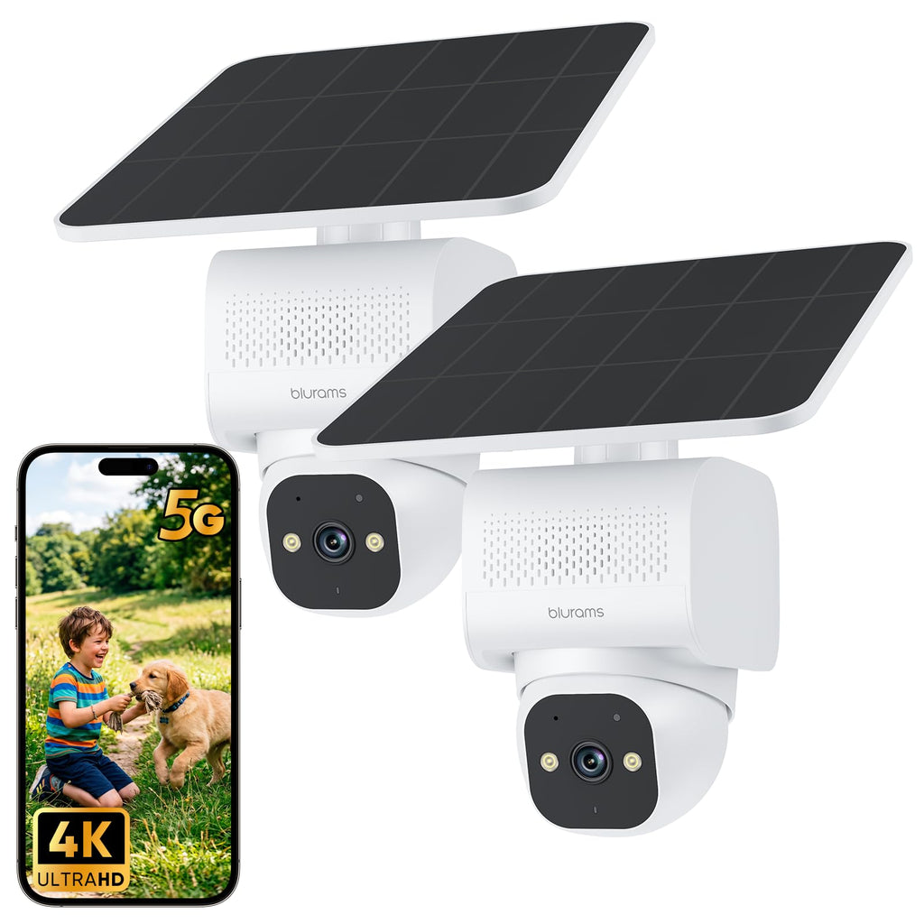 blurams 4K Ultra Security Cameras Wireless Outdoor, 2Pack