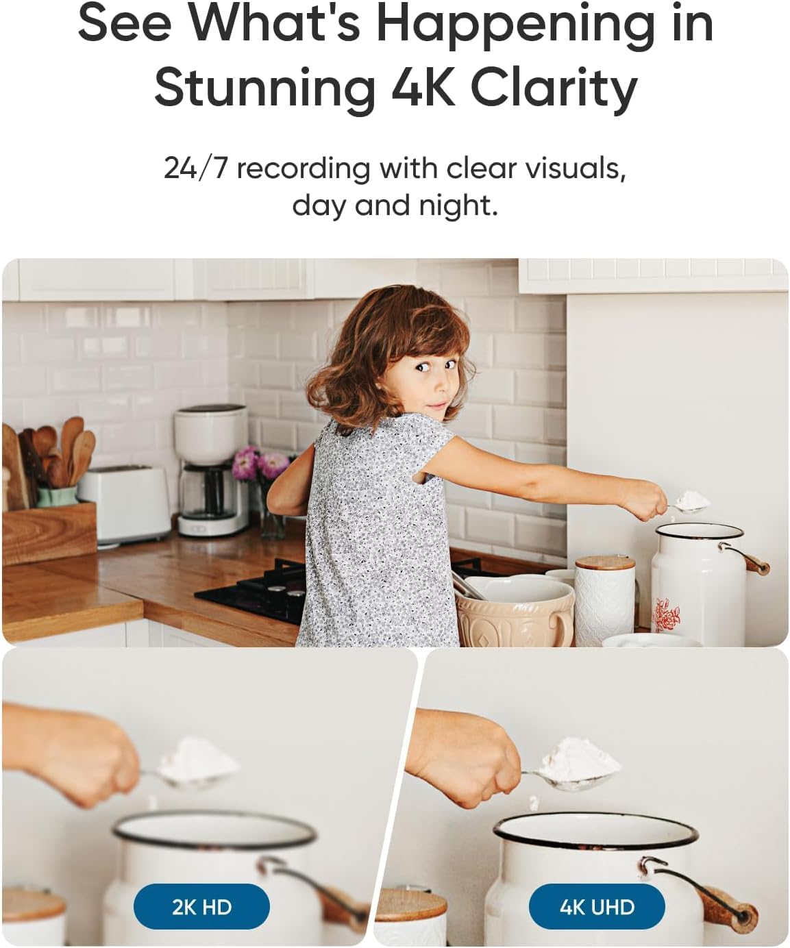eufy Security Indoor Cam E30 (3-Pack),4K Pet/Baby/Nanny Camera,360° Pan Tilt,AI Auto Tracking,Color Night Vision,Two-Way Audio,AI Human/Pet Detection,Works with HomeKit