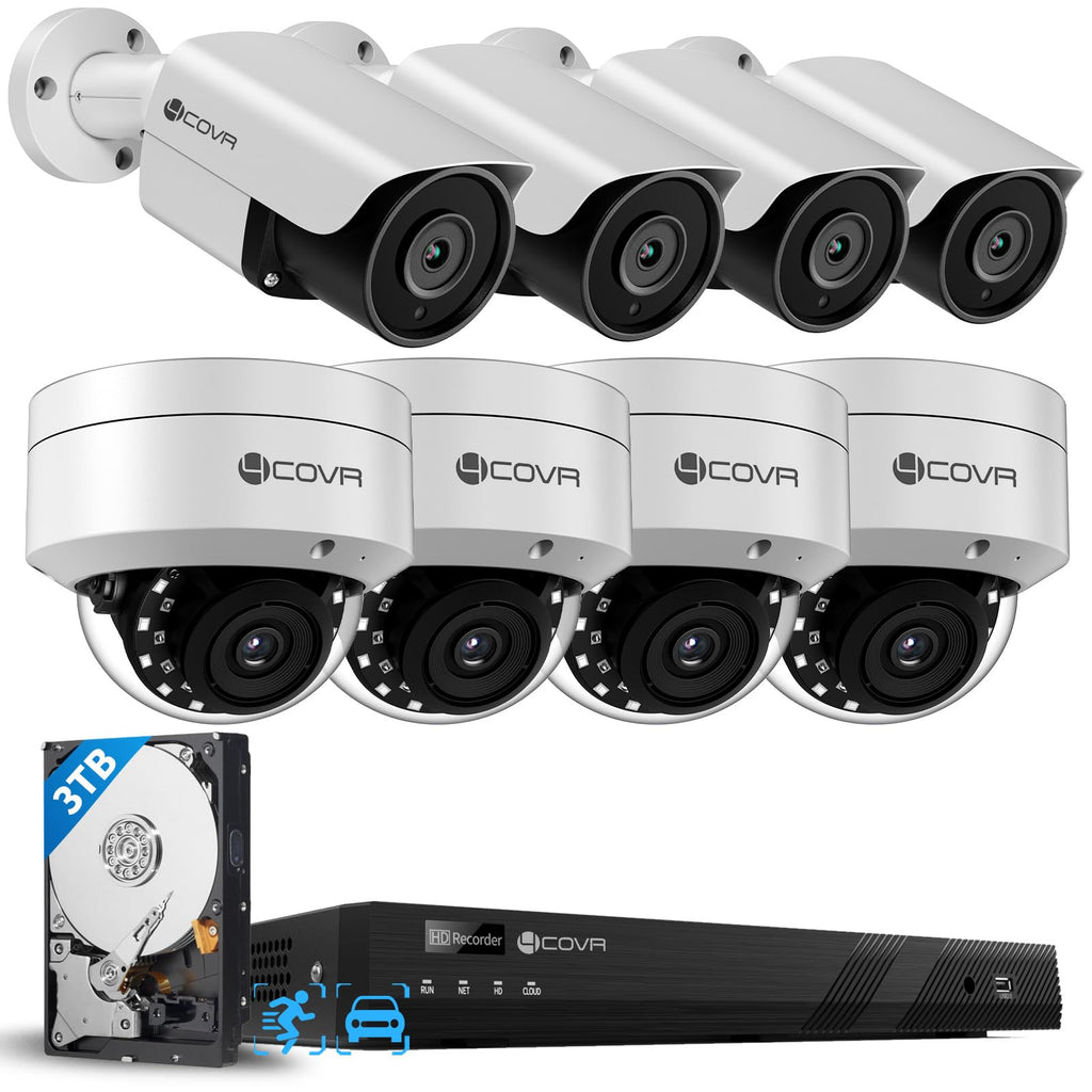 4COVR PoE 16 Camera Security System for Business with 4TB HDD, LYH54A5M1616