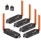 Wireless HDMI 3 Receivers and Transmitter, Up to 6 Receivers, 5.8G