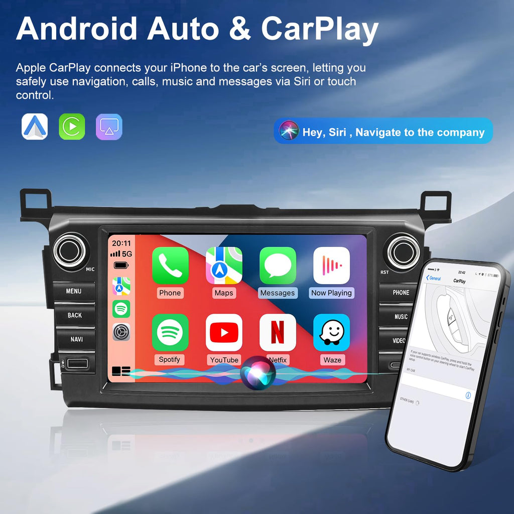 4+64G Android Car Radio for Toyota RAV4 2013 2014 2015 2016 2017 2018