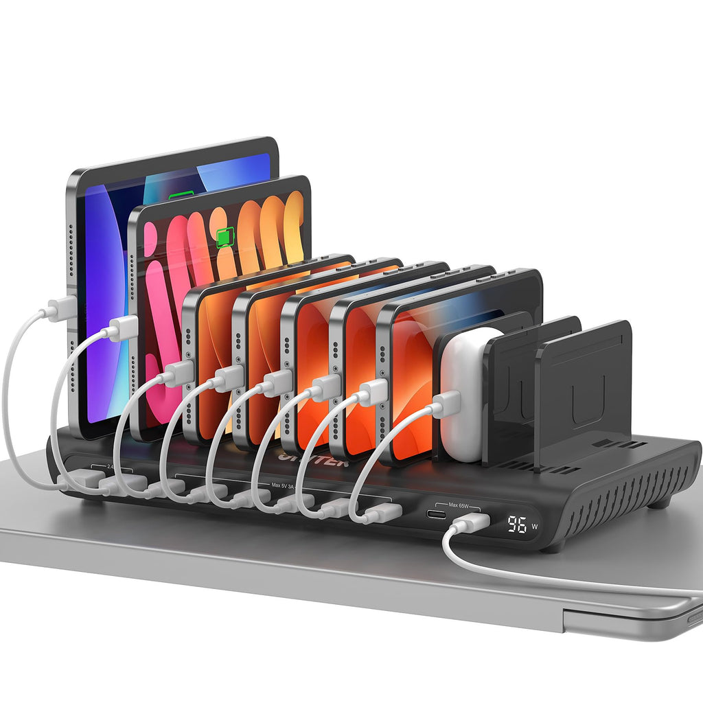Unitek 5PCS 10 USB Charging Station Multiple Devices for iPad Tablet iPhone