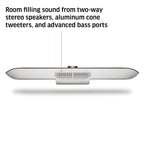 Poly - Studio X70 Video Bar for Large Conference Rooms Poly (Plantronics + Polycom) - Premium 4K Audio & Video Conferencing Solution - Camera, Speakers, & Microphones - Works w/Teams, Zoom (Certified)