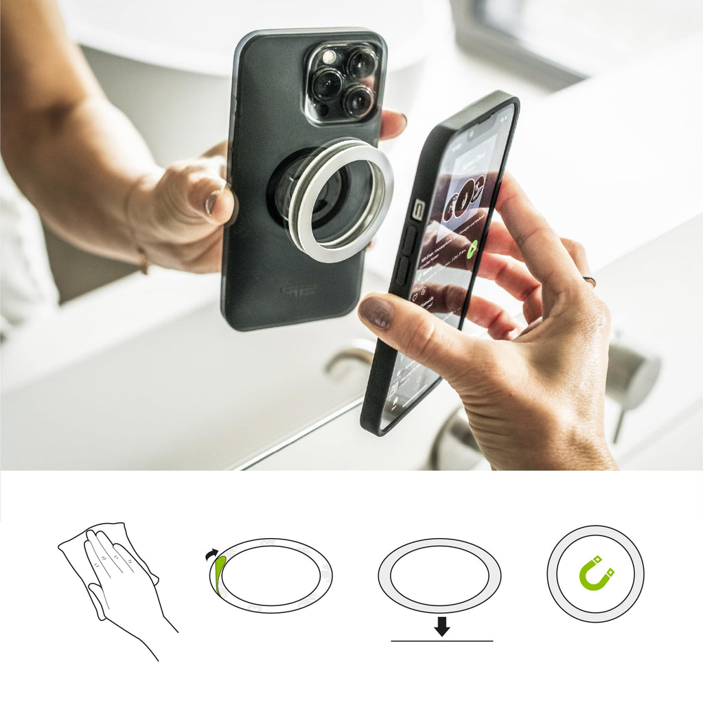 SP CONNECT Moto Bundle II AVM Xtreme | SPC+ |Compatible with iPhone 17 Pro/18 Pro | Phone Mount for Motorcycle | Motorcycle Phone Holder | Handlebars