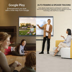 JAV 86" Smart Board Interactive Whiteboard, Google EDLA Certified 4K Touchscreen with 48MP AI Camera for Classroom Office Studio (Wall Mount Included)