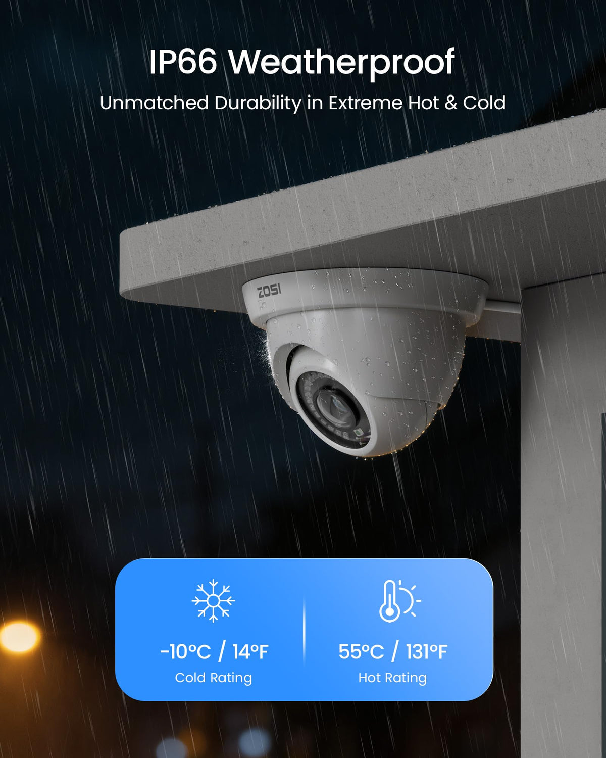 ZOSI 3K Lite 16CH Security Camera System, 16 X Dome 2MP Cameras, 4TB HDD