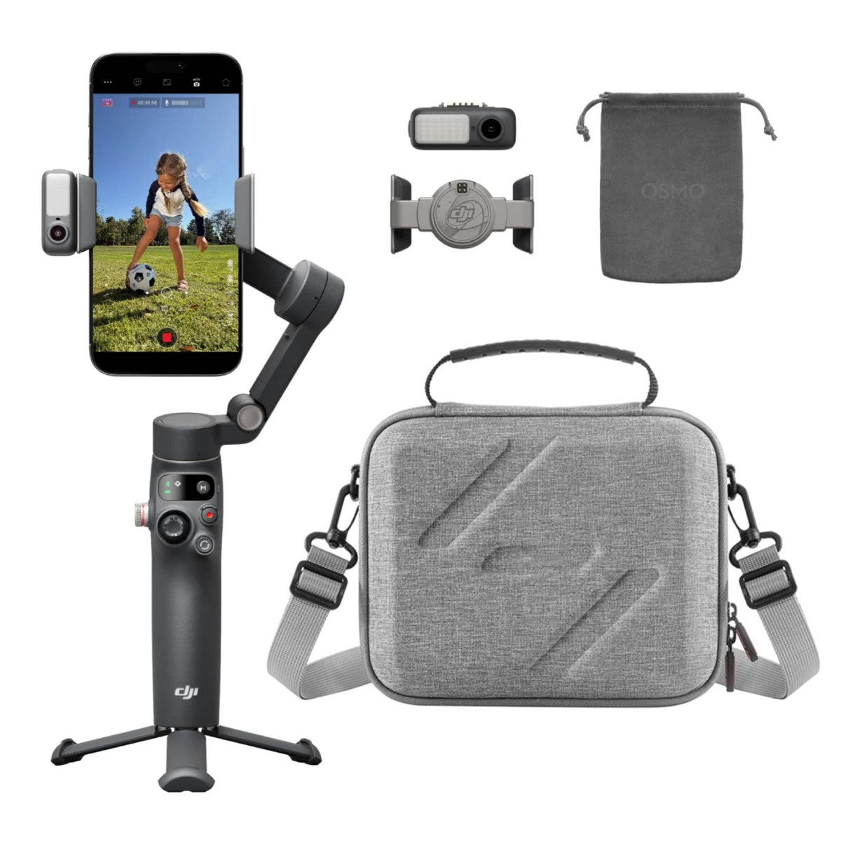 DJI Osmo Mobile 8 + Mic Mini Transmitter (Infinity Black)