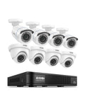 ZOSI 3K Lite Wired Security Camera System, 8 x 1080p Camera Outdoor, No HDD