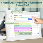 21.5 Inch Digital Calendar Wall Touch Screen Chore Chart Reward System