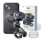SP CONNECT Moto Bundle II AVM Xtreme | SPC+ |Compatible with iPhone 17 Pro/18 Pro | Phone Mount for Motorcycle | Motorcycle Phone Holder | Handlebars