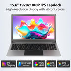 ELECROW 15.6" Portable Monitor with Keyboard, Lapdock 1080P FHD IPS Display