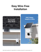 eufy Security SoloCam E30, 4-Cam Kit, 2K Solar Security Camera
