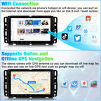 AWESAFE 8" Touch Screen Car Stereo for Chevy Silverado GMC Sierra Yukon