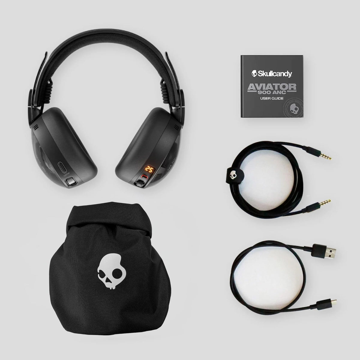 Skullcandy Aviator 900 ANC Noise Canceling Wireless Headphones - Tortoise