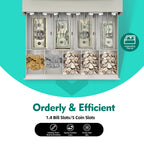Electronic Cash Register, 48 Keys 8 Digital LED Cash Register