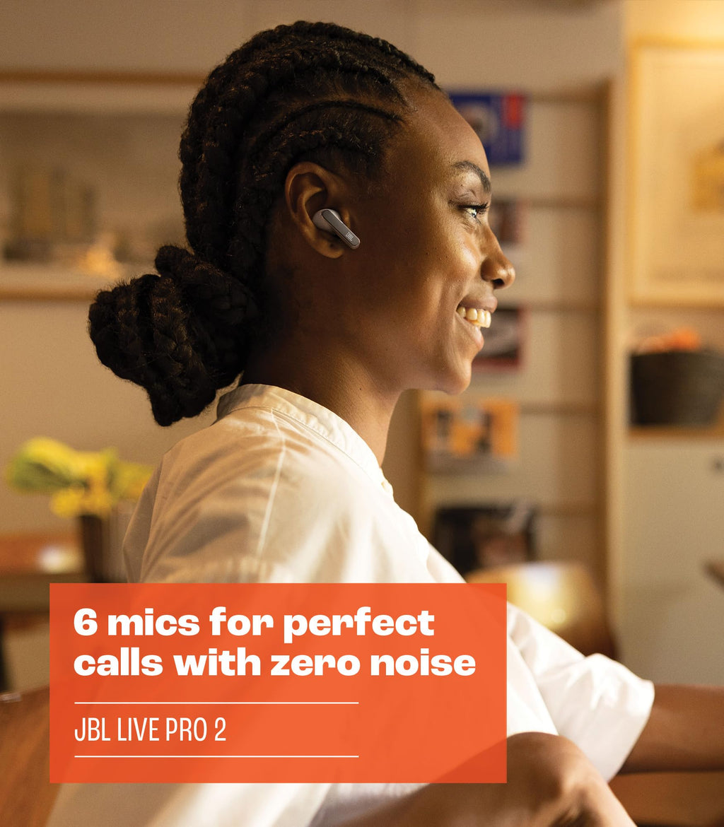 JBL Live Pro 2 TWS - Noise Cancelling Earbuds - Silver