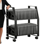 32 Laptop Charging Cart, Charging Station for Tablets Up to 15.6" Devices