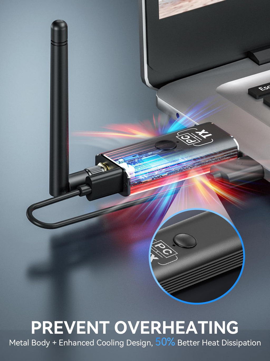 Moman Wireless HDMI Transmitter and Receiver Kit, 1 Transmitter + 3 Receivers 4K Input to 1080P HD Output for Video and Audio, 492FT Long-Lasting Portable Plug & Play for PC/Projector/TV Box/Laptop