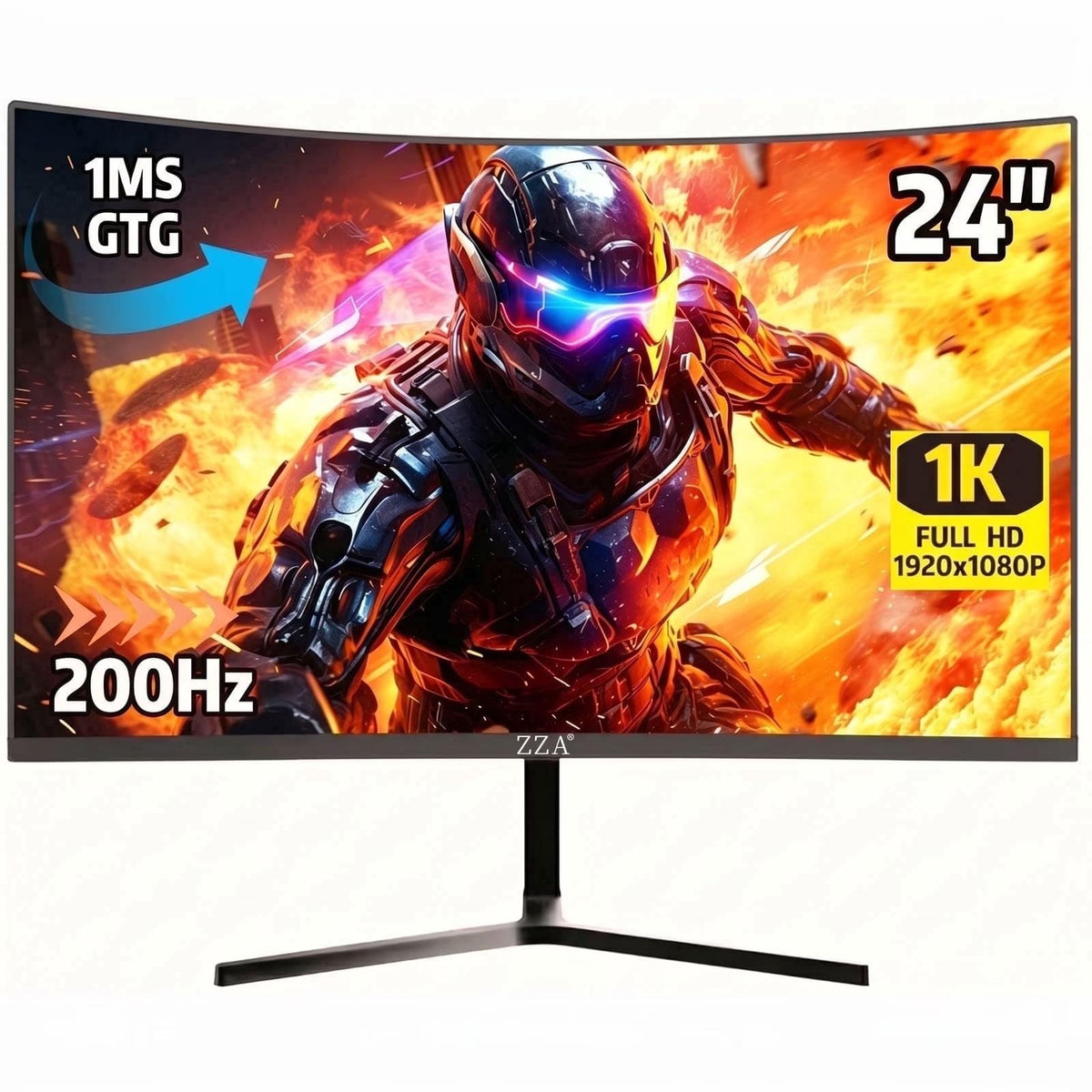 32 Inch Curved Gaming Monitor 180hz,Computer Monitor 32 Inch FHD 1080P 1500R |1ms (GTG) | HDR 600|Curved|122% sRGB|DP/HDMI|VESA|FreeSync & G-Syn,Mount Business, Office, Casual Gaming Monitors