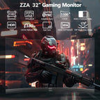 32 Inch Curved Gaming Monitor 180hz,Computer Monitor 32 Inch FHD 1080P 1500R |1ms (GTG) | HDR 600|Curved|122% sRGB|DP/HDMI|VESA|FreeSync & G-Syn,Mount Business, Office, Casual Gaming Monitors
