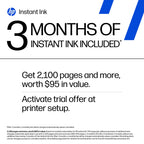 HP OfficeJet Pro 8135 Wireless All-in-One Color Inkjet Printer, Print, Scan, Copy, Fax, ADF, Duplex Printing Best-for-Home-Office, 3 Month Trial of Instant Ink Included, AI-Capable (C2VK1A)