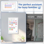 21.5" Digital Wall Calendar with Chore Chart & Planner