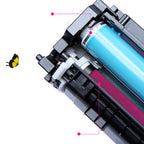 Compatible Toner for HP 416A Cartridge Replacement for HP Color LaserJet Pro M454dw 454dn 454nw MFP M479dw 479fnw Printer Office Supplies, Office Electronics Suit