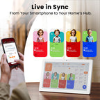 15.6'' Digital Calendar Wall Touch Screen, No Subscription Family Planner