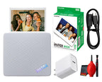 Fujifilm Instax Link Wide 2 Smartphone Printer Blue Bundle