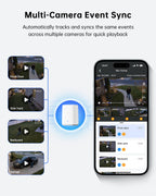 4K Solar Security Cameras Wireless Outdoor Home System, 4-Cam Kit