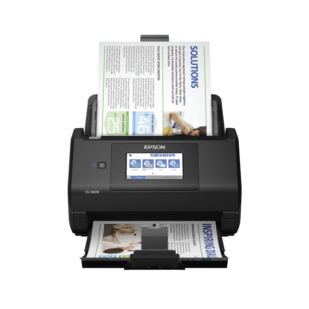 Epson Workforce ES-580W Wireless Color Duplex Desktop Document Scanner