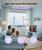 22 Inch TV,1080p LED Widescreen HDTV with Digital ATSC Tuners, Flat Screen TV with HDMI/VGA/RCA/USB for Kitchen, RV, Bedroom, Caravan(NO Smart TV)-New Model