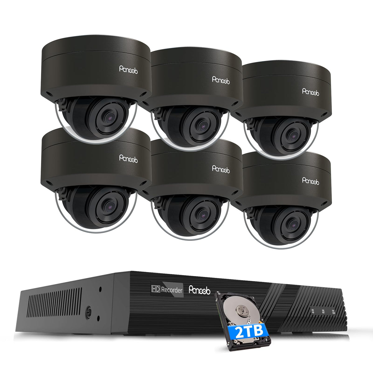 32 Channel Security Camera System PoE with 8TB HDD, PD54B2032-5M