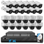 4COVR PoE 16 Camera Security System for Business with 4TB HDD, LYH54A5M1616