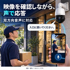 SUNBA 4K PTZ Security Camera Outdoor, 20X Optical Zoom PoE IP Camera with AI Human Tracking, Auto Tracking, Two-Way Audio, 360° Pan 90° Tilt, Dual Power PoE/DC, Smart Night Vision, ONVIF-Compatible