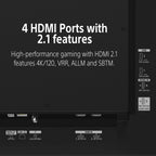 Sony 65 Inch BRAVIA 6 OLED 4K HDR Smart Google TV with Gemini (K-65A60)