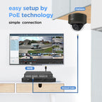 4K 32 Channel Security Camera System with 8TB HDD, PD54B2032-8M