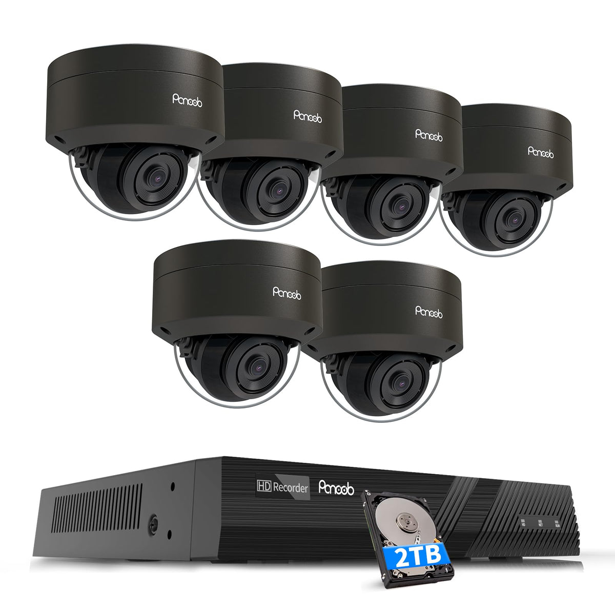 4K 32 Channel Security Camera System with 8TB HDD, PD54B2032-8M