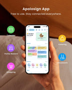 Apolosign 15.6-inch Digital Calendar, No-Subscription, Smart Wall Planner with Calendar Sync, Chore Chart, Meal, Apps & Dashboard, Electronic Display for Schedules, Dual Mode, with Stand (Teak)