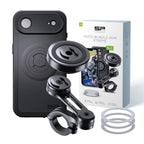 SP CONNECT Moto Bundle II AVM Xtreme | SPC+ |Compatible with iPhone 17 Pro/18 Pro | Phone Mount for Motorcycle | Motorcycle Phone Holder | Handlebars