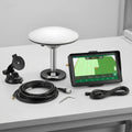 GPS Guidance System for Farm Tractors,Touchscreen Rtk Gnss with Ab Line Navigation,Fits All Tractor Models.Straight AB Line Navigation for Precision Farming