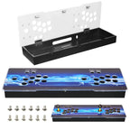 ARCADORA Arcade Console DIY Case, Video Game Machine Box Replacement Case, Acrylic Panel, Empty Box, Supports 8 Buttons, Home Cabinet 2 Players For DIY Joystick Accessories Kit