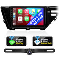 for Toyota Camry 2018 2019 2020 Radio Compatible with Wireless Carplay Android Auto,8-Core 4+64GB Head Unit Car Stereo Bluetooth Navigation GPS WIFI FM AM Multimedia Player Camera TouchScreen