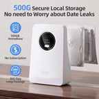 Security Cameras Wireless Outdoor, Classic 4-Cam Kit, Solar Powered | No Subscription Required, 500GB HDD Build-in Storage, 360° PTZ, 4MP Color Night Vision, Easy Install