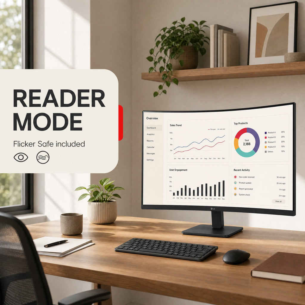 LG Electronics - 32BR50C-B - 32 Monitor, Curved, 1920 X 1080, 16:9 Va, Hdmi 1.4 (2), D-sub